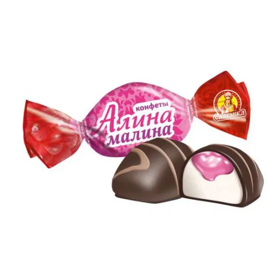 Конфета Алина со вкусом малины