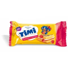 Пирожное Тими с малиной и сливками 33 гр. 