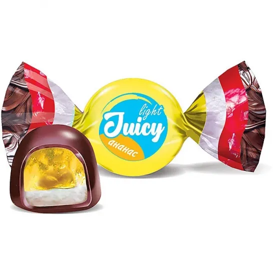 Конфета Juicy Light ананас КДВ