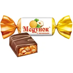 Медунок карамель, арахис и печенье